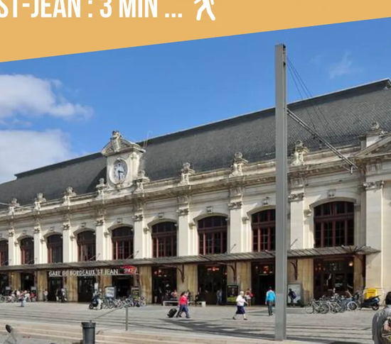 Studio cosy Bordeaux Gare St Jean pour 1/10 mois de 1  pièce  à Bordeaux image nº3